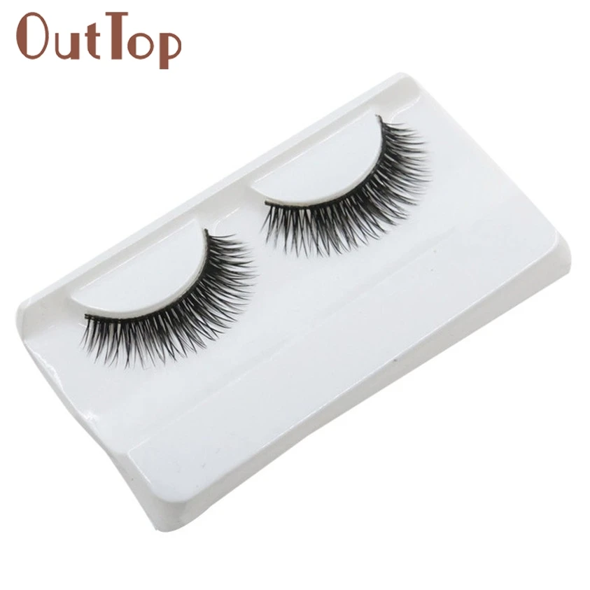 OutTop 100% Brand New Natural Beauty Dense A Pair False Eyelashes soft and comfortable to wear 05.03 | Макияж