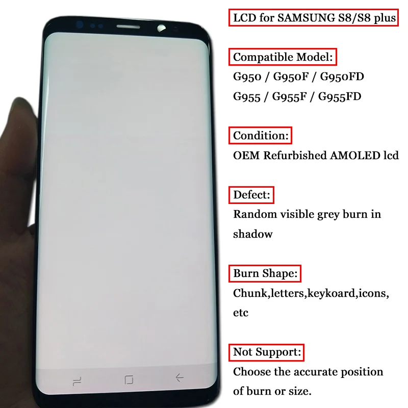 ЖК дисплей для Samsung Galaxy S9 PLUS G960 с экраном S8 plus G950 G955 дигитайзер S7 Edge G935F сенсорные