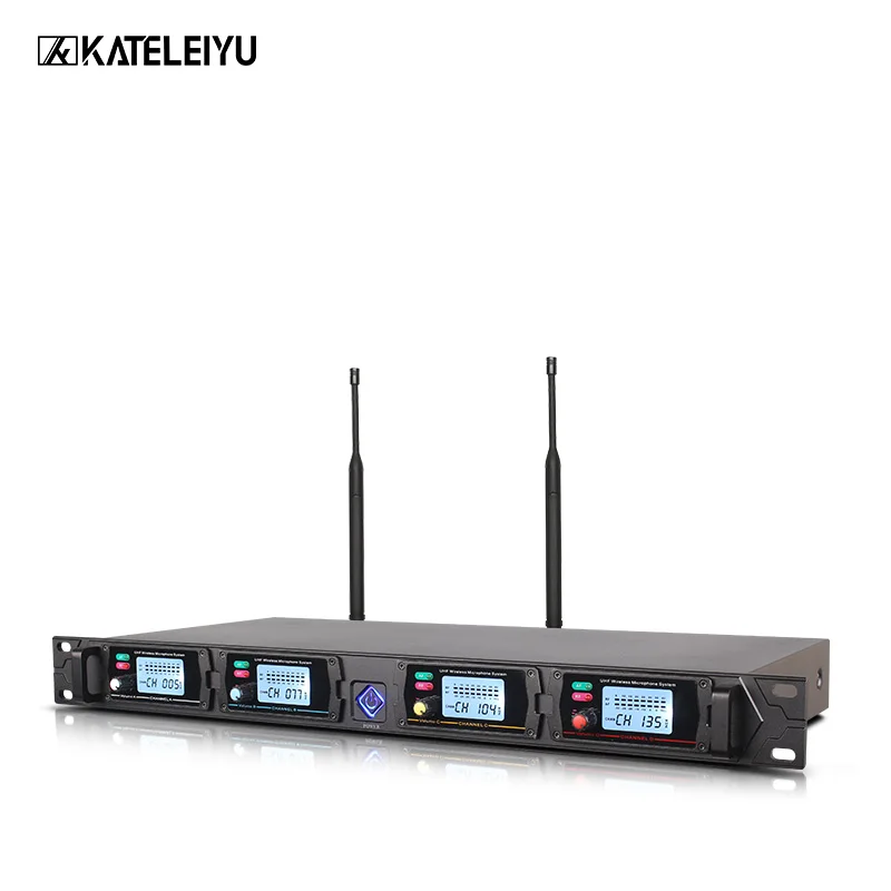 Топ Профессиональный 8000GT 4 канала UHF беспроводной системы Портативный