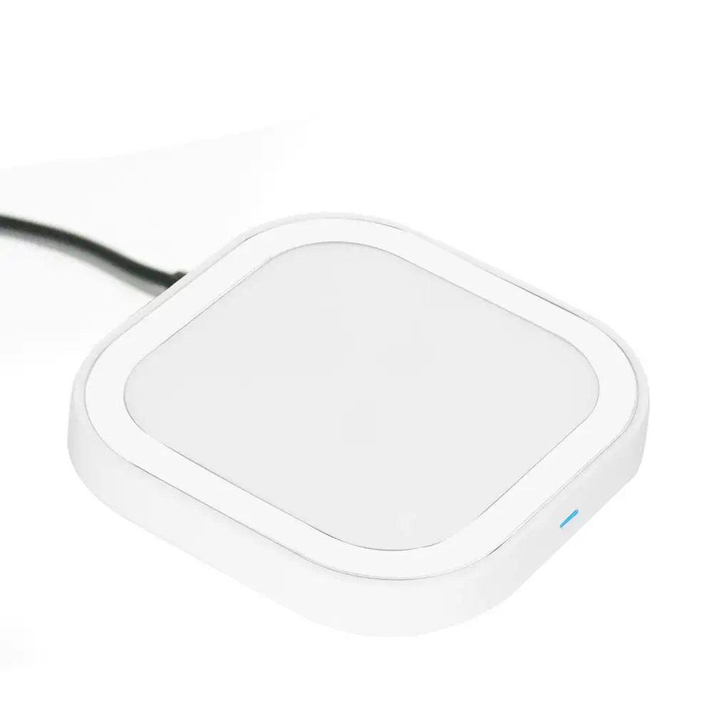 White marble Lewoer Qi Wireless Charger For iPhone Max X 10W Fast Wirless Charging Pad For Samsung S10 Xiaomi MI 9 desktop pad charging - Цвет: White marble