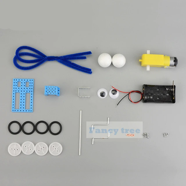 

Science Tecnologia Experiment diy kit Can crawl on a variety of roads Robot Model Exercise children's hands-on steam toy