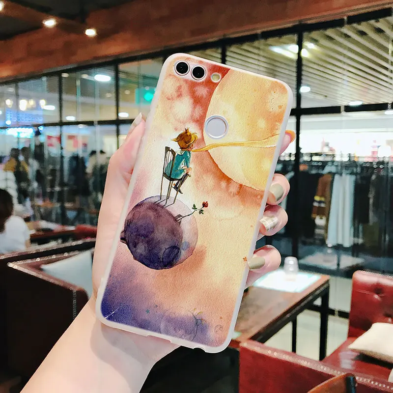 Силиконовый чехол для телефона Маленький принц с лисой для huawei P Smart Plus P30 P20 P10 P9 P8 Lite mate 20 10 Pro Lite Nova