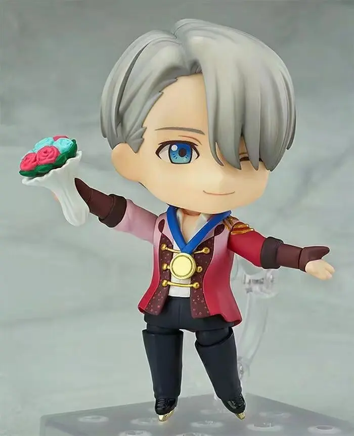 Nendoroid 741 Юрий su Ghiaccio Виктор Никифоров Действие ПВХ фигура да Collezione модель игрушки |
