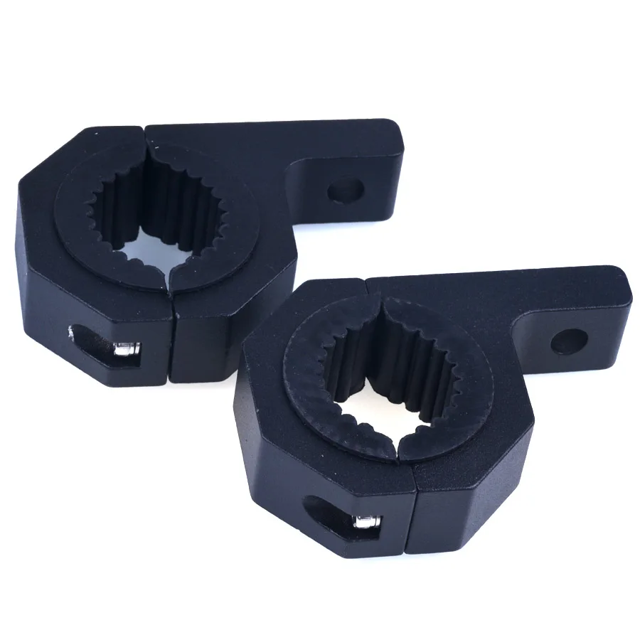 Алюминиевый Монтажный кронштейн 2x зажимы для штанги Bull 2 Дюймовая вращающаяся