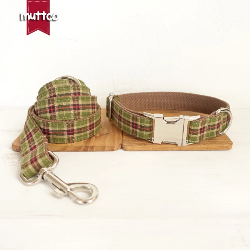 MUTTCO/100 шт./лот оптовая продажа экологичный модный ошейник и поводок для собак 5