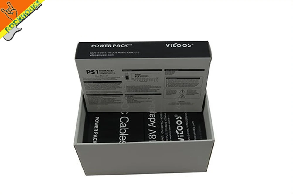 Vitoos PS1 гитарный эффект педали Электропитание десять изолированный выход (8 Way DC 9V