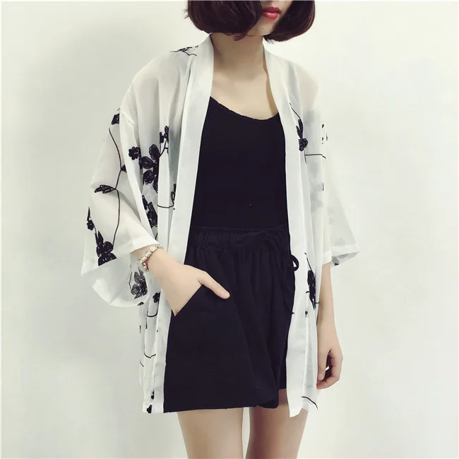 Новинка лета 2019 женская шифоновая блузка с рукавами летучая мышь Ультратонкий