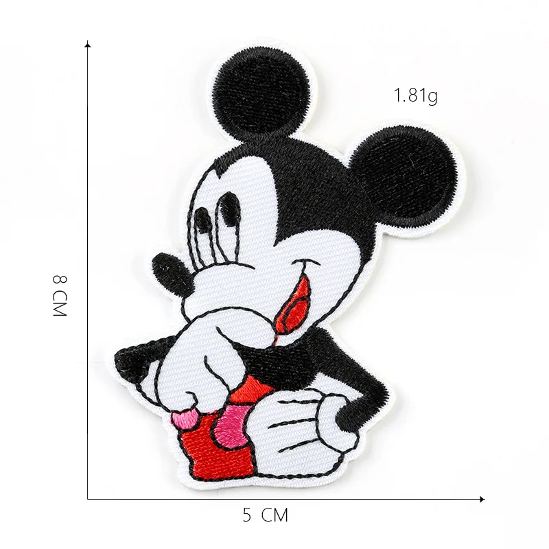 1-PCS-BB-385 Мультфильм Аниме Железный на вышивки патчи мышь наклейки детская одежда вышивка куртка животные Рюкзак Детские патчи@ BB - Цвет: 1-PCS-BB-385