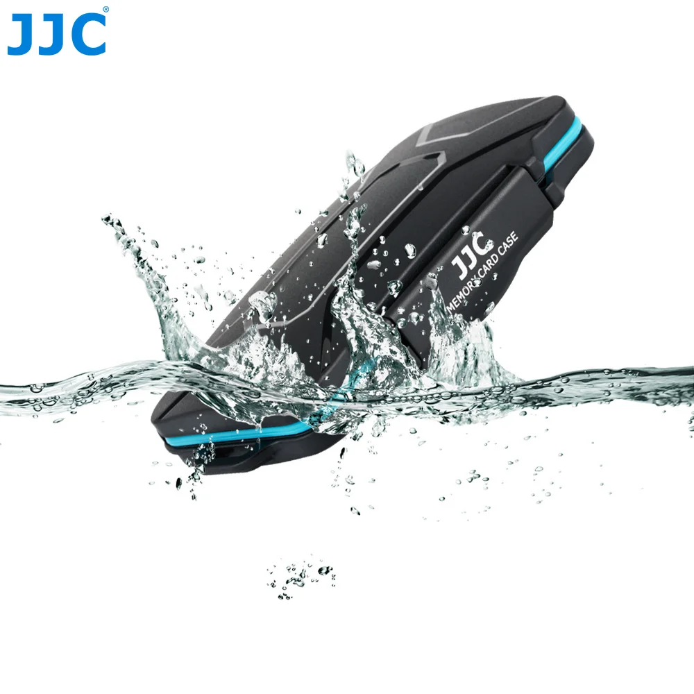 JJC MCR-STS27 чехол для карты памяти жесткий чехол может хранить SD x 7, TF x 16, Micro SIM x 2, Nano SIM x 2 для карт Canon/Nikon/Sonyi/Olympus
