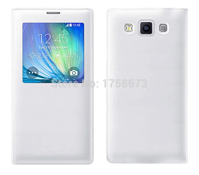Кожаный чехол с откидной крышкой для Samsung Galaxy A7 A7000 A700 A700F тонкий сенсорный умный