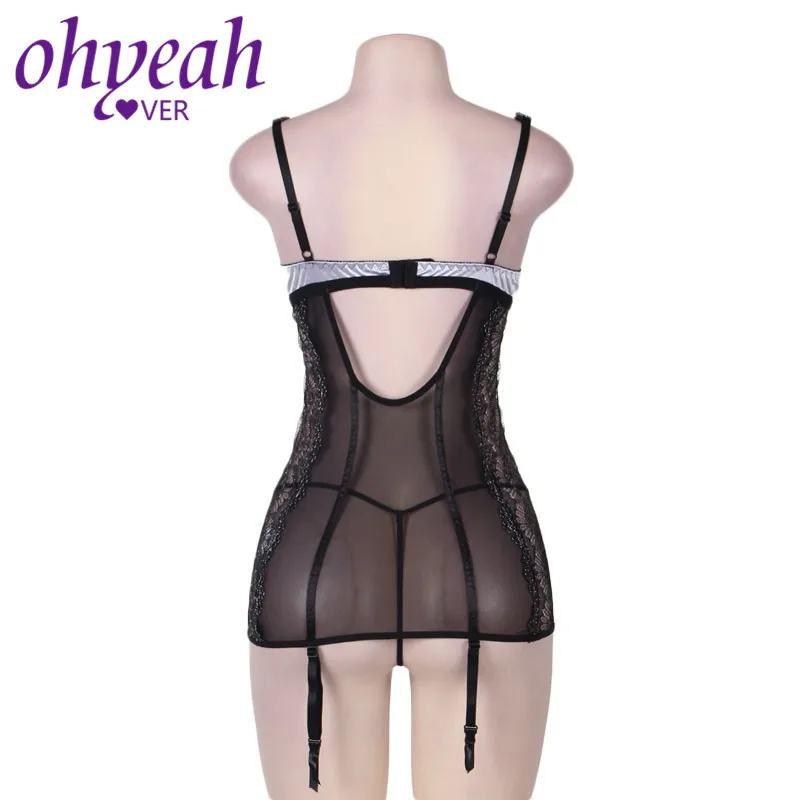 Ohyeahlover секс костюм белье для секса Ropa интерьер Сексуальная Mujer плюс Размеры Intimo