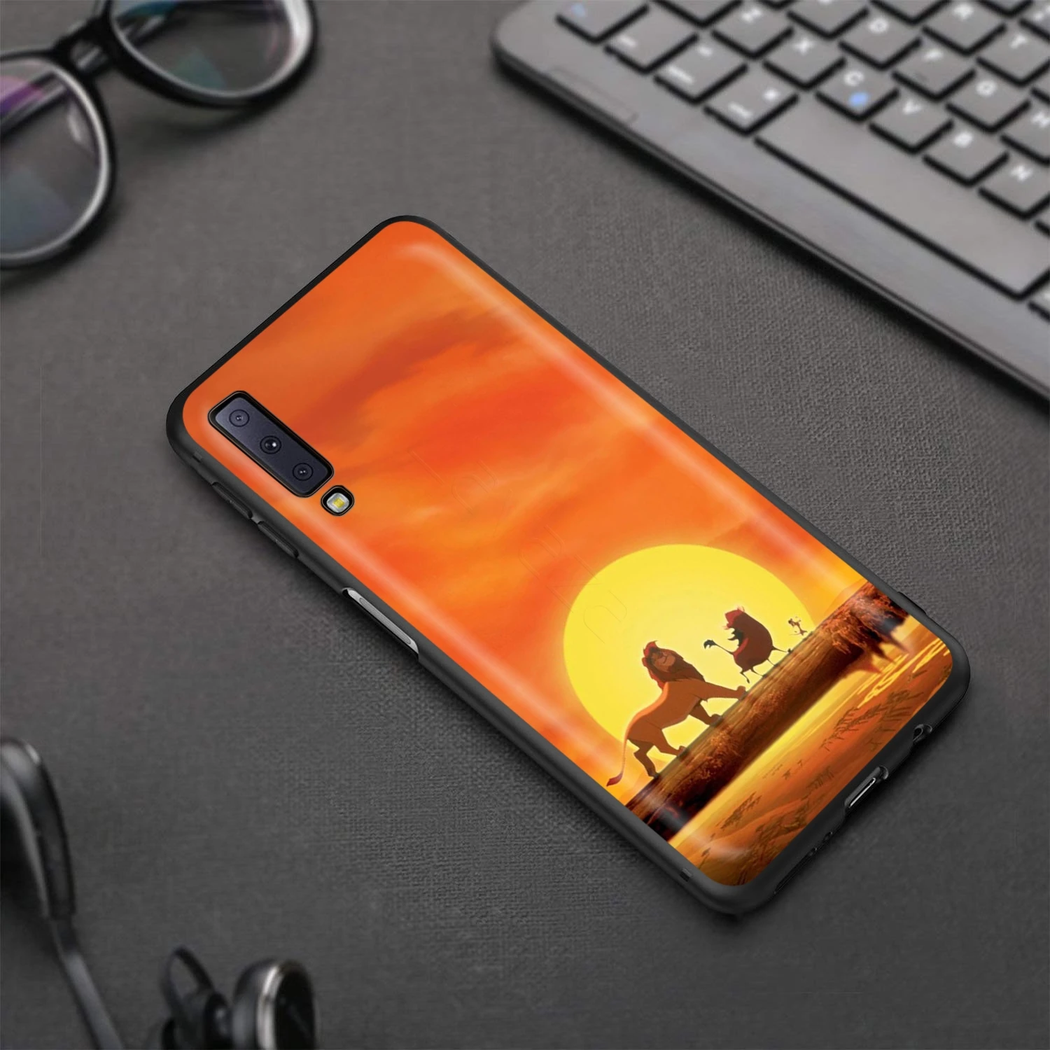 Мультяшный чехол с изображением короля льва для Samsung Galaxy J6 A9 A8 A7 A70 A6 A5 A50 A40 A30 A3 A10 A51