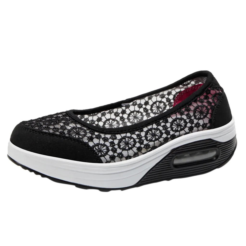 Женская обувь на шнурках дышащие Нескользящие кроссовки повседневная 2019|Обувь