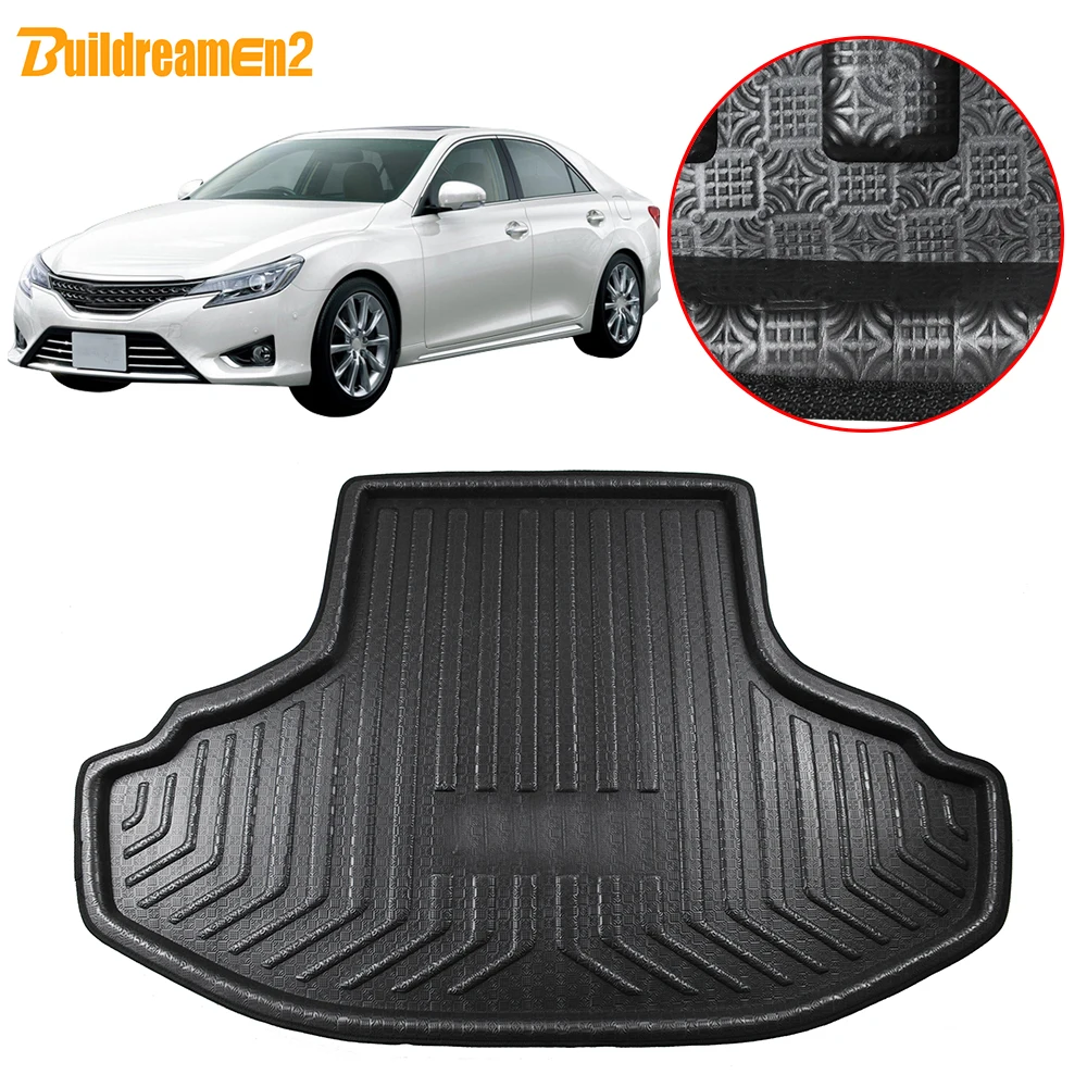 

Buildreamen2 для Toyota Mark X Reiz, коврик в багажник автомобиля, грузовой напольный коврик, поднос для багажника, подставка для багажника 2010 2011 2012 2013 2014 2015 2016 2017