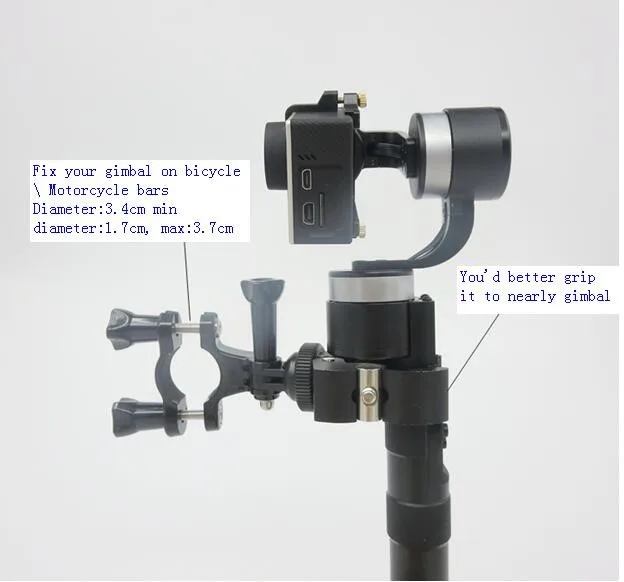 Аксессуары для Gopro держатель на руль велосипеда мотоцикла зажим кронштейн