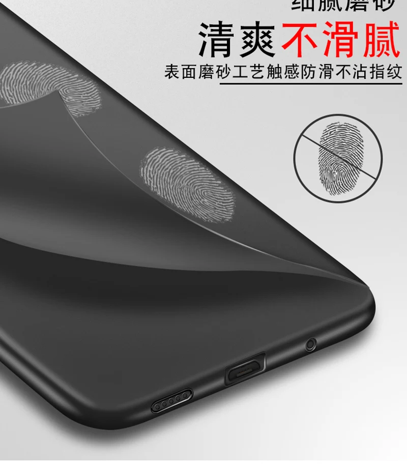 Чехол для Huawei Honor 9 чехол Lite Мягкая силиконовая Черная задняя крышка Light Honor9 бампер