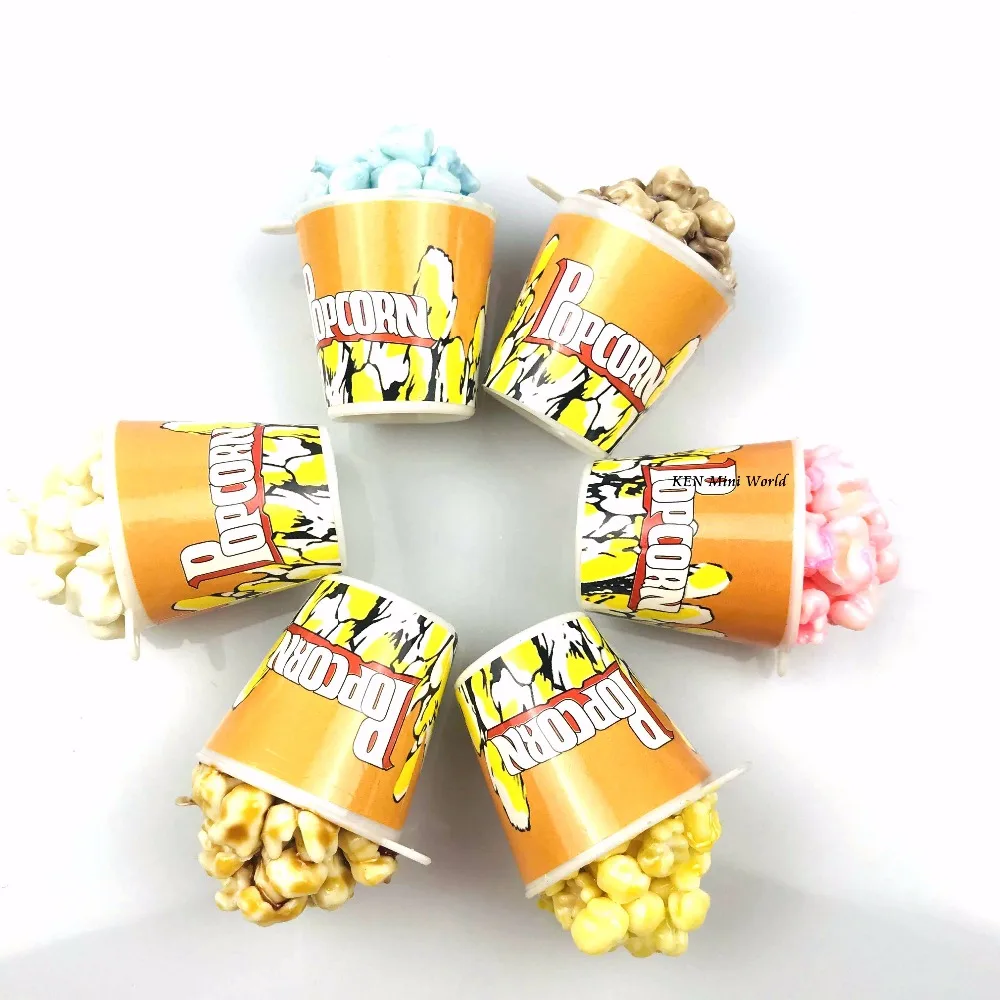 2 шт./лот масштаб 1/6 мини-ведро для попкорна кукольного домика ролевые украшения