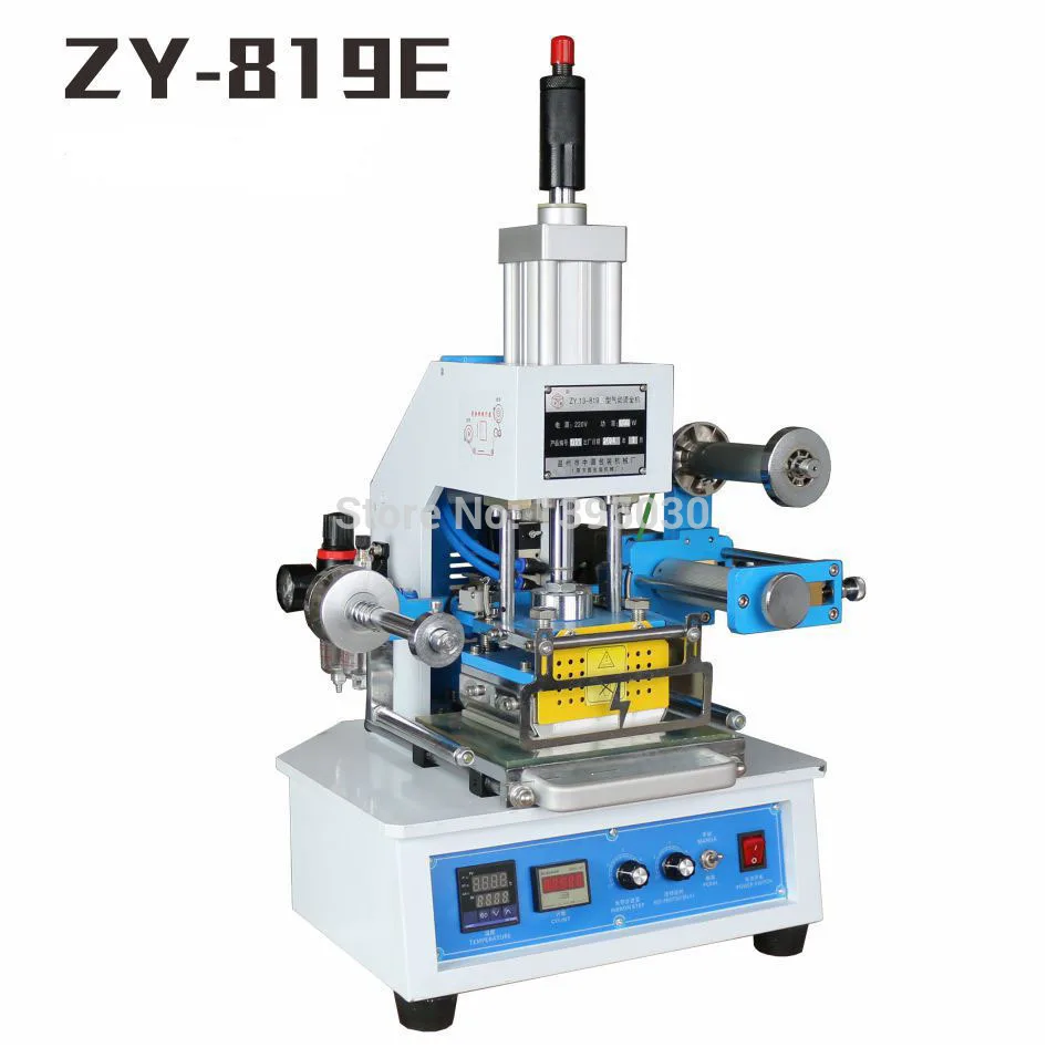 110 В автоматическая машина для штамповки тиснения логотипа кожи слов под