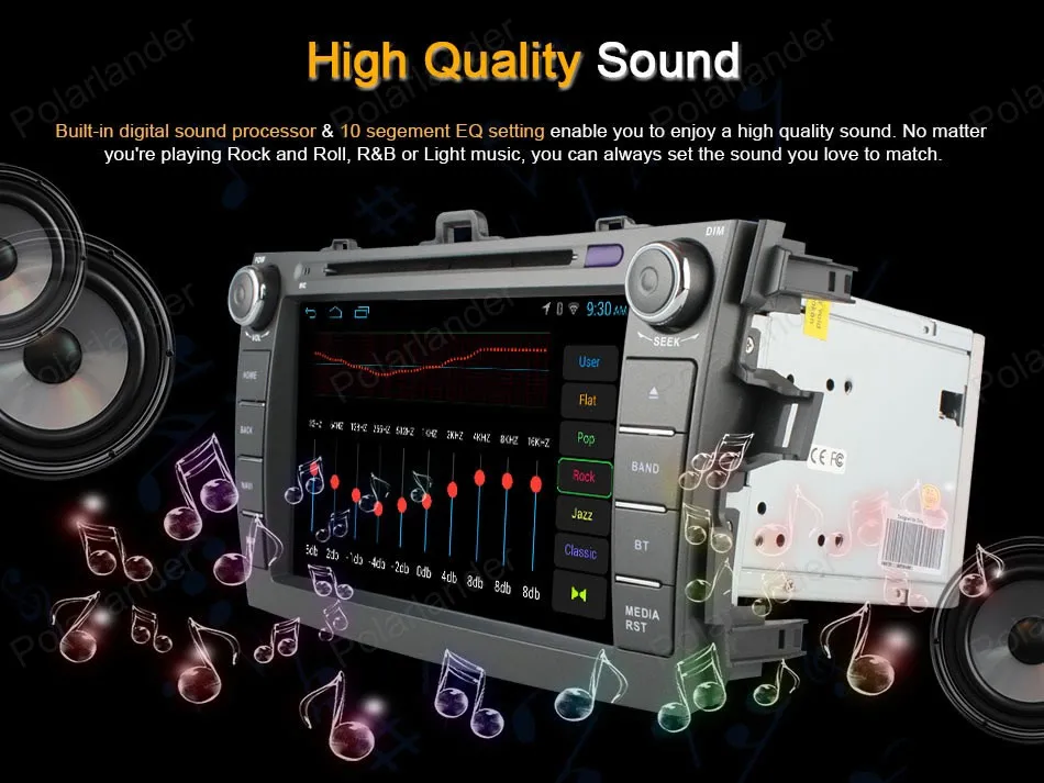 Для Toyota Corolla 2007 2008 2009 2010 2011 2 Din 8-дюймовый автомобильный DVD-плеер BT GPS wifi 16G 4-ядерный