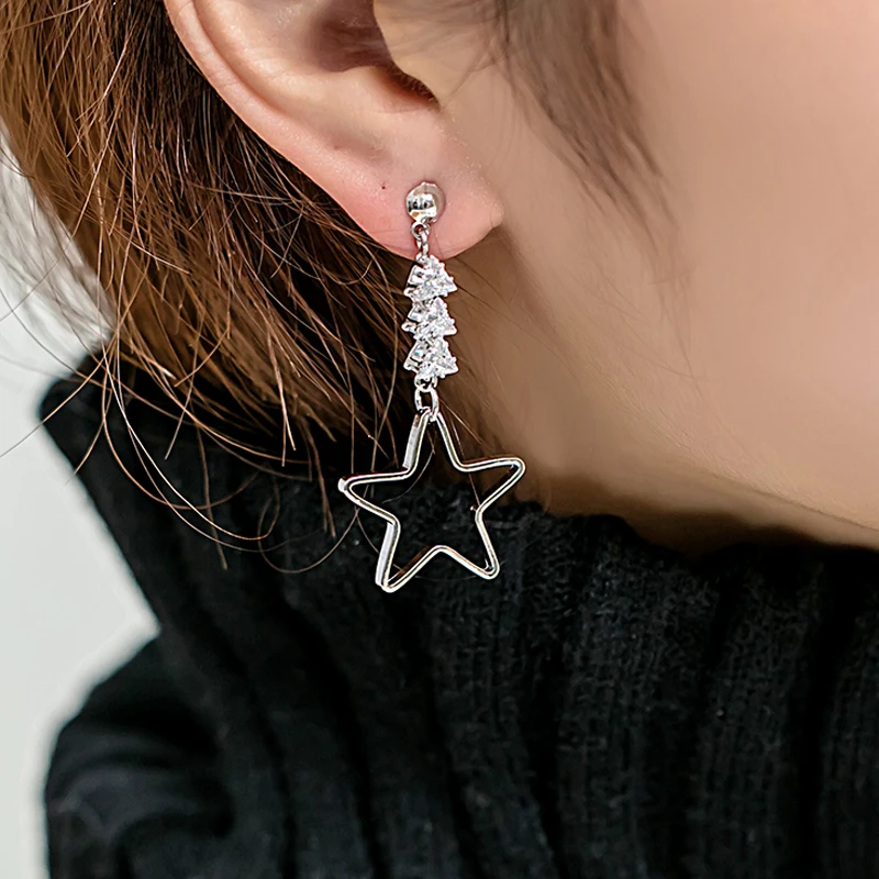 Корейские длинные Подвески со звездами из вас простые украшения дизайнерские