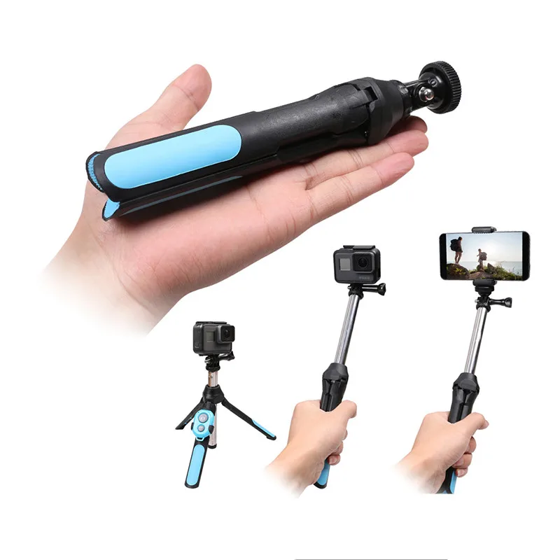 Bluetooth селфи палка Штатив для телефона монопод Автопортрет адаптер iPhone Samsung Gopro Hero9