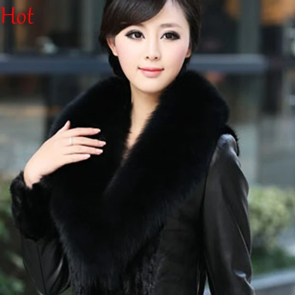 Новый женский Болеро зимний модный воротник из искусственного меха тёплый