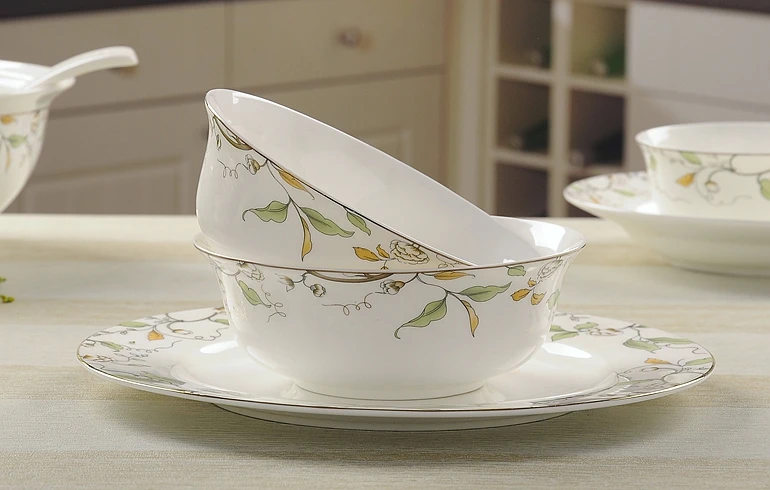 3 шт./лот набор тарелок и фруктов из костяного фарфора сервировочный поднос 10