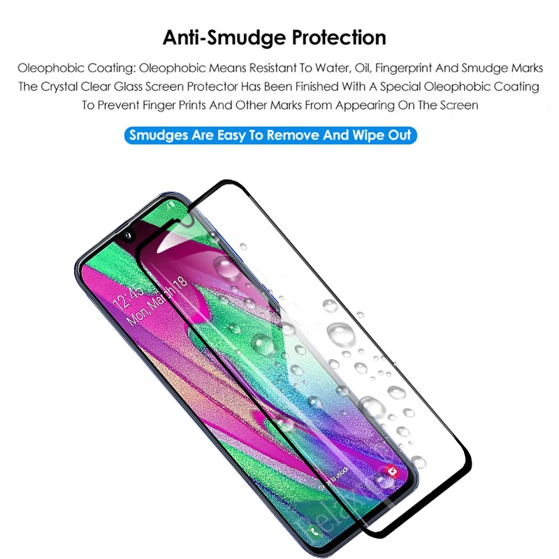 Защитное стекло для samsung a40 защитная пленка экрана galaxy a50 a70 a30 a20 a80 a90 a60 a10 из