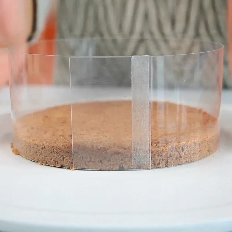 6 см/8 см Ширина мягкий 200 м рулон прозрачный мусс торт окружающий край оберточная