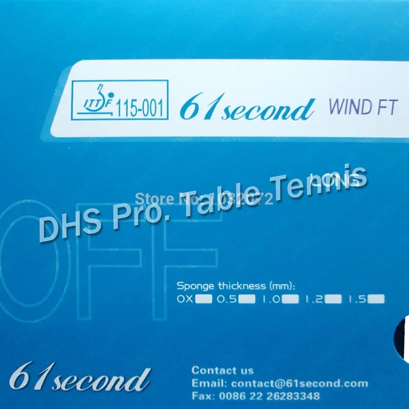 61second wind FT Длинная Резинка для настольного тенниса без губки (Topsheet OX)|tennis fleece|rubber