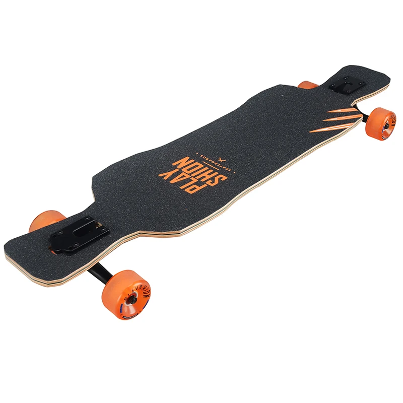 PLAYSHION Дважды Kicktail Фристайл Longboard Полное (38.5 Дюймов) | Спорт и развлечения