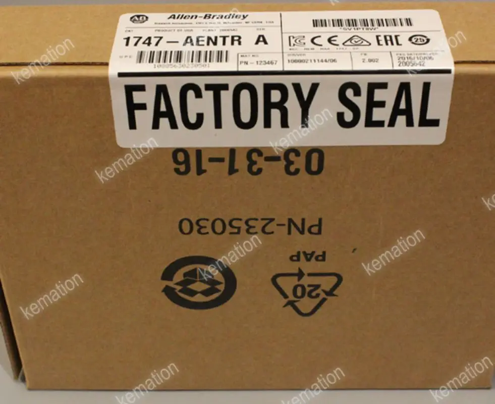 Оригинальный 1747 a AB SLC 500 PLC адаптер Ethernet 470MA 5 В DC Новый|Контроллер двигателя| |