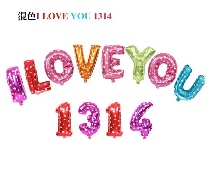 

LOVE Letter Foil Balloon Anniversary Wedding Valentines Party Decoration Balloon