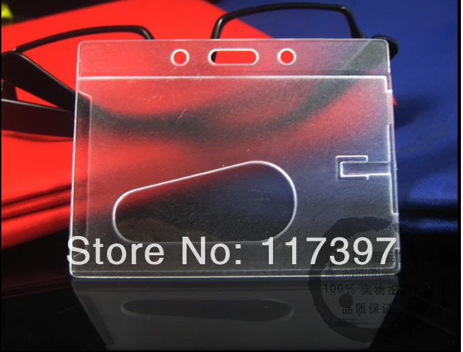 

plastic ID Card HOLDER/ Name Card /frost id card hoder/ New ABS 20 pcs/lot
