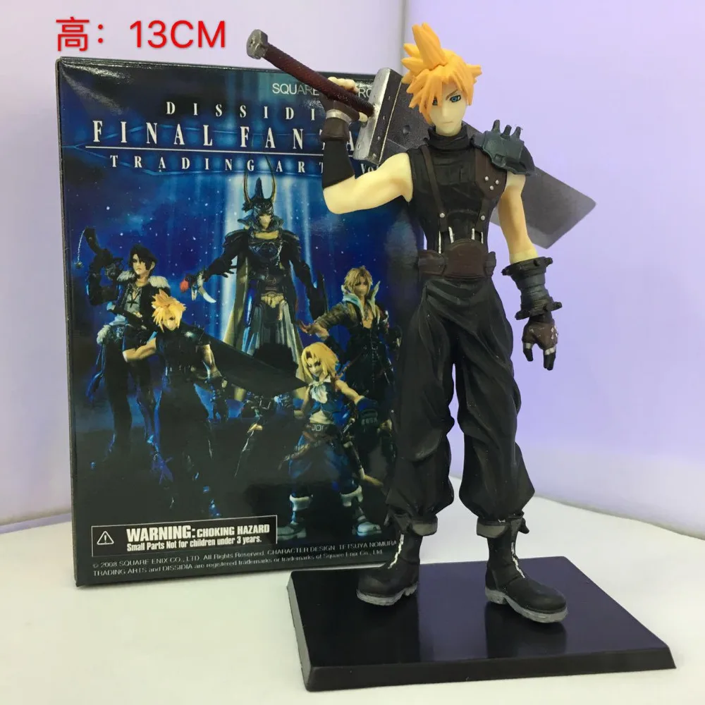 HKXZM 12-18CM Final Fantasies 5Pcs/set Cloud Strife Warrior of Light Tidus Leonhart PVC Figure Toy Model Collectibles | Игрушки и хобби