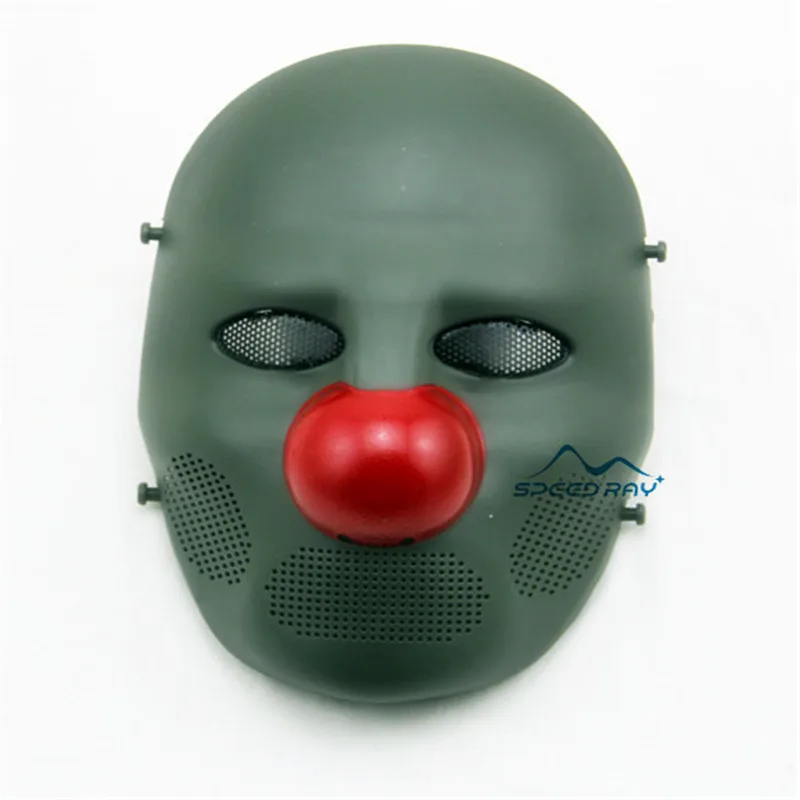 Клоун череп маска Тактический Маски для век Пейнтбол Маска воздух мягкий CS игры