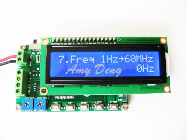 Новый 8M DDS функция сигнала Частотный метр источник 60M | Электронные компоненты и