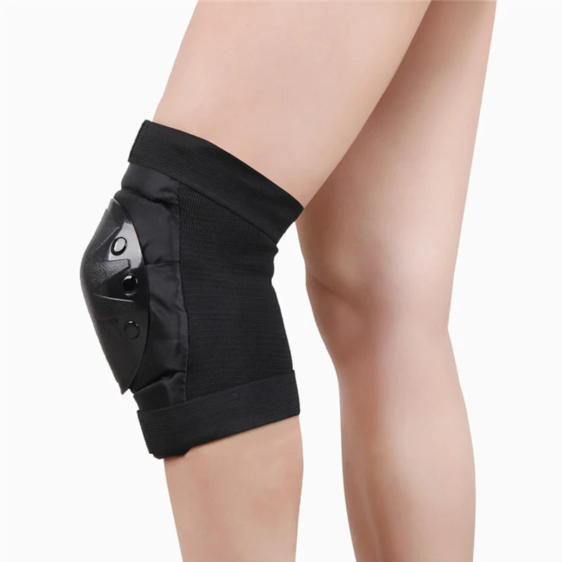 Защита для колена черный защитный коленный протектор езды на велосипеде