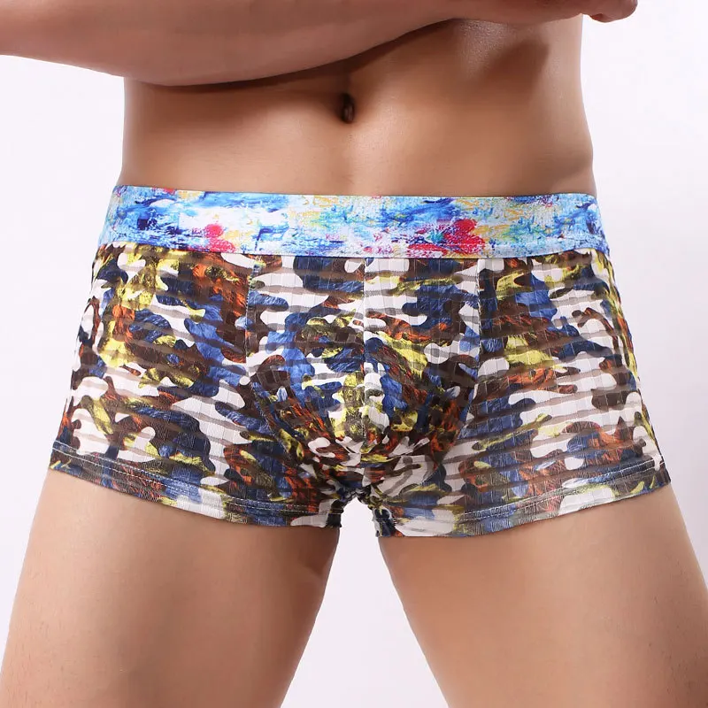 La MaxPa Мужское нижнее белье боксеры мужские хлопковые Hombre Cuecas Masculina Boxershorts Man Vetement