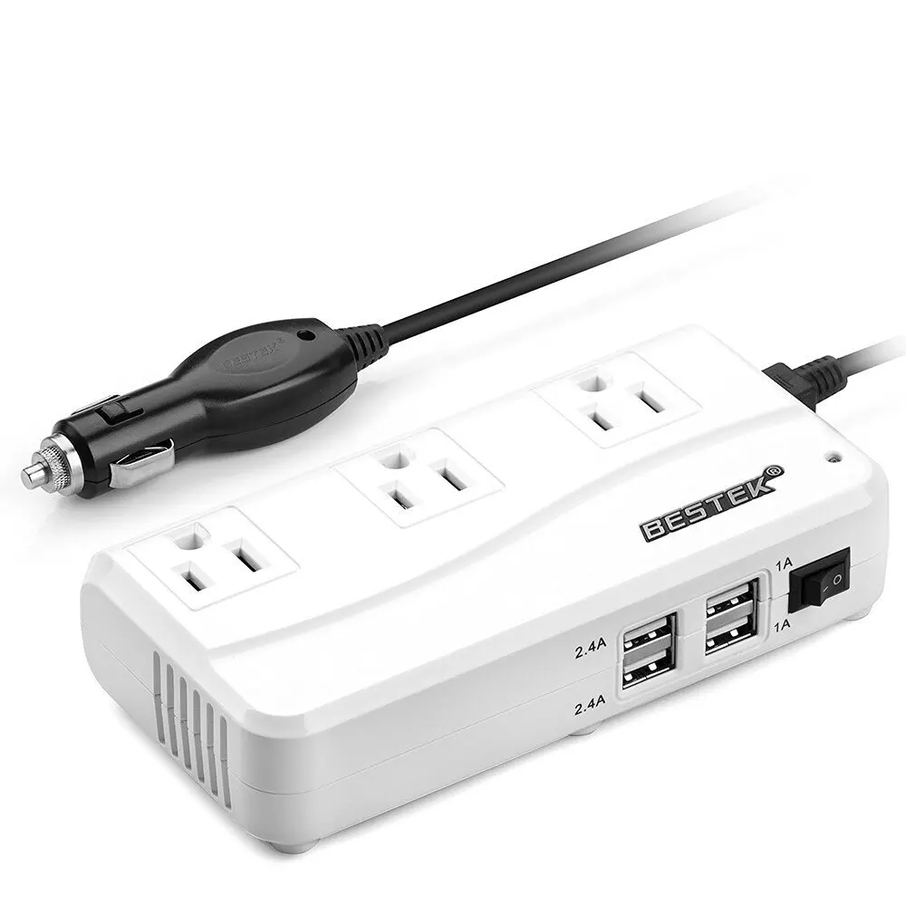 BESTEK мощность 200 W конвертер постоянного тока до 12 В 110 AC DC автомобильный инверторы