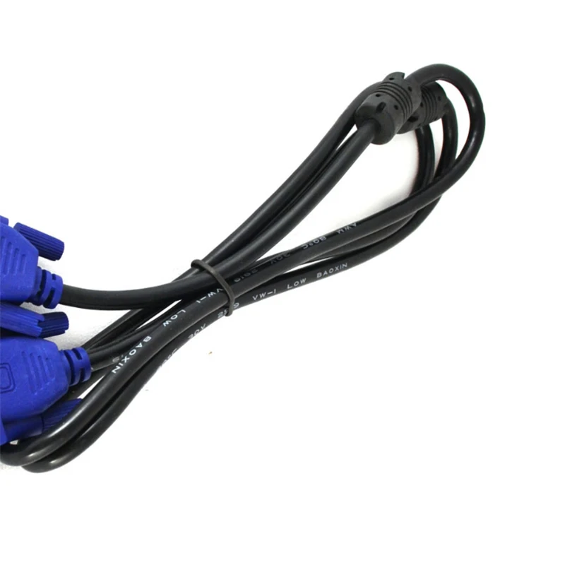 Кабель VGA 3 м 10 футов синий 15 контактов SVGA линия штекер m/M HD I Vga к передающий провод