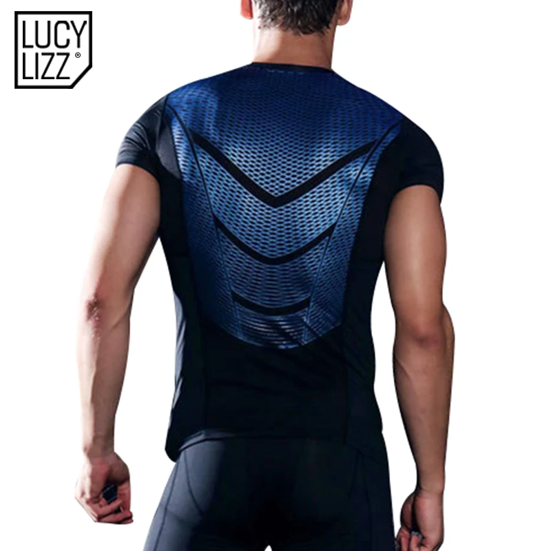 Lucylizz 2018 футболка с короткими рукавами для фитнеса бодибилдинга летние мужские