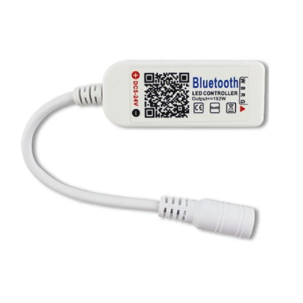DC5V 24V мини Bluetooth/RGBW контроллер для светодиодных световых полосок универсальное