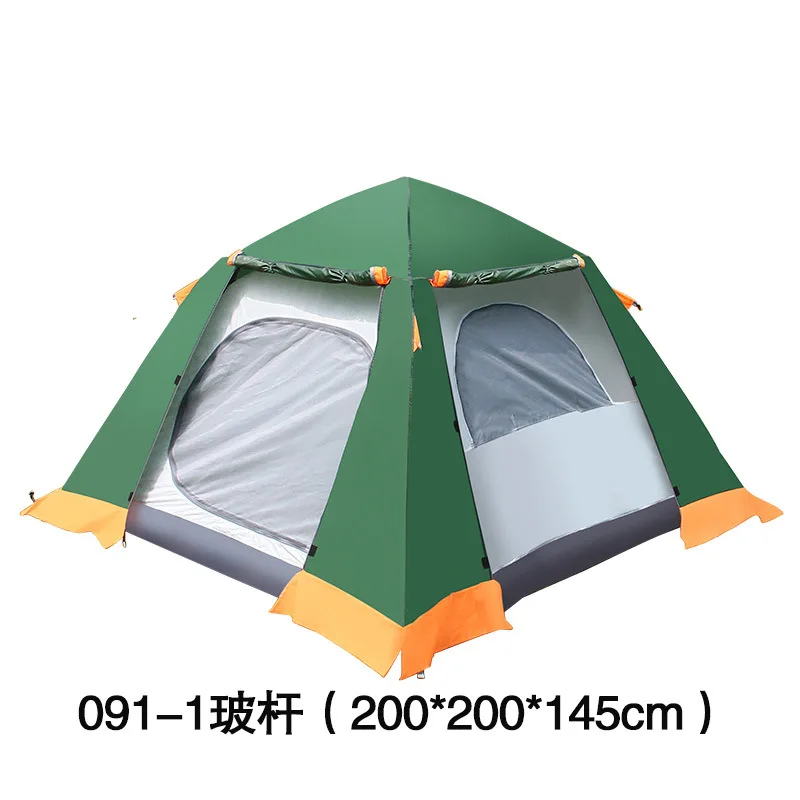 Открытый 3 4 Человек двухслойный decker семья Досуг парк кемпинг палатка|camping tent|tent