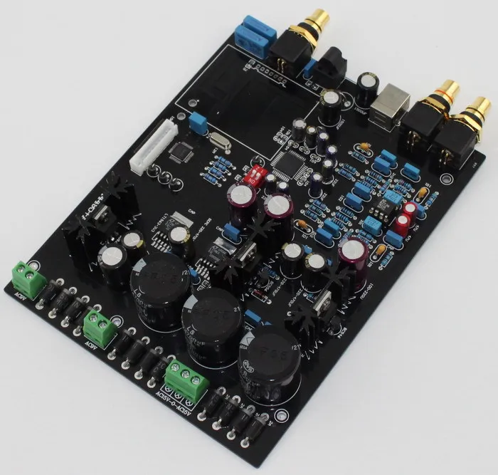Сборка AK4495SEQ + AK4118 op amp AD827 ЦАП готовая Плата декодера Frss Доставка|dac finished|finished dacdac