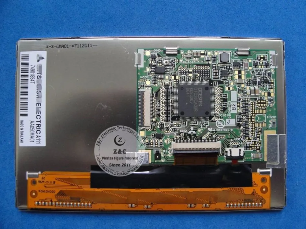 AA050MA01 оригинальный 5-дюймовый ЖК-дисплей 800*480 для промышленного оборудования
