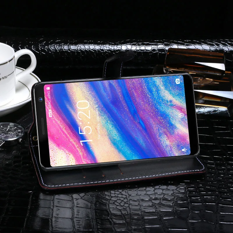 umidigi a1 pro case cover luxury leather flip case for umidigi a1 pro protective phone case crocodile grain 5 5 free global shipping