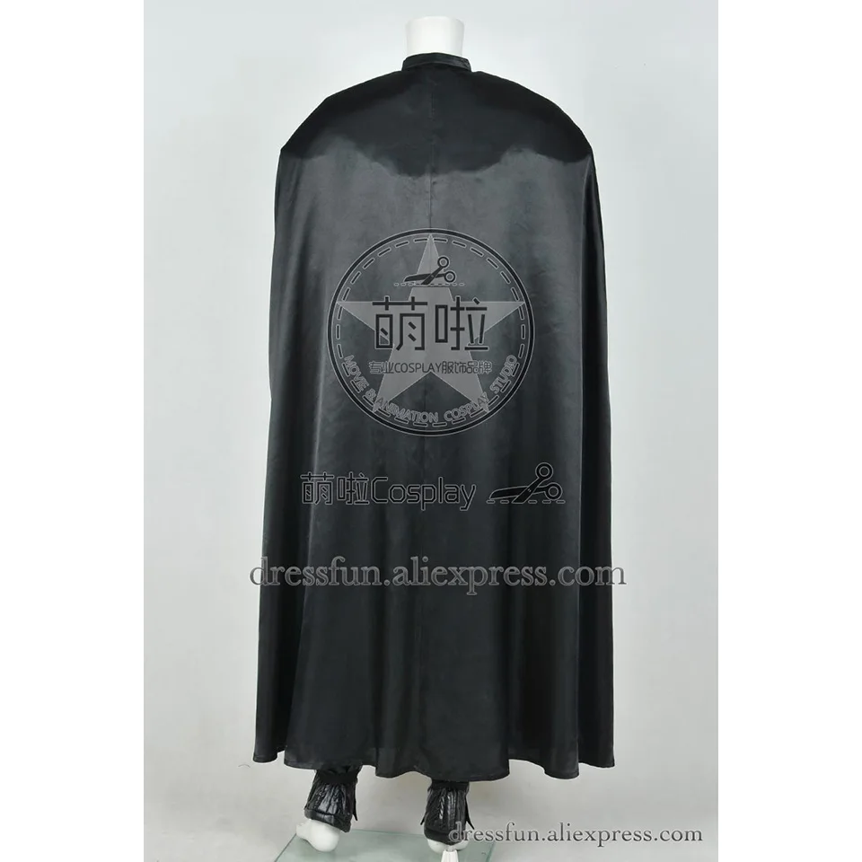 Костюм Дарта Вейдера Анакина Скайуокера черная униформа плащ на Хэллоуин