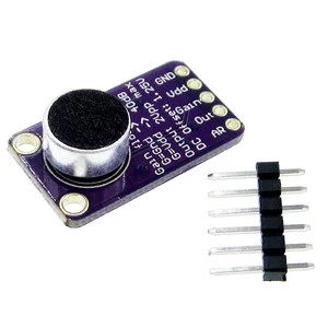 1pcs MAX9814 Microphone AGC Amplifier Board Module Auto Gain Control Programmable Attack and Release Ratio Low THD