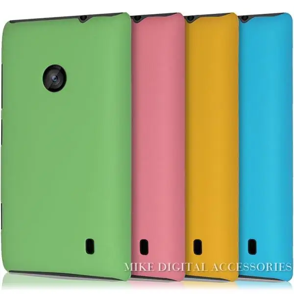 New Hot Selling High Quality Multi Colors Luxury Rubberized Matte Hard Phone Case Cover For Nokia Lumia 520 |